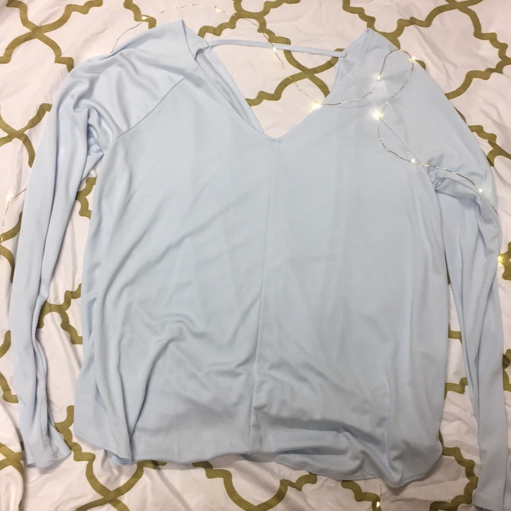 Abercrombie & Fitch Open Back Soft Knit Top